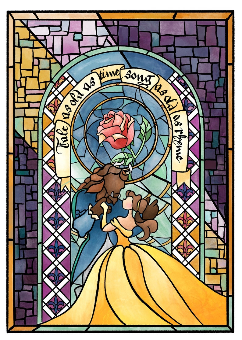 Tale As Old As Time Beauty and the Beast Print Musical Christmas Gifts