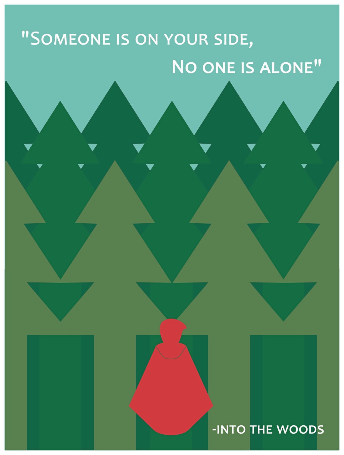 Into the Woods Print - Etsy