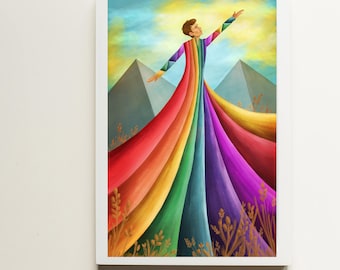 Dreamcoat Art Print // Joseph and the Amazing Technicolor Dreamcoat // Musical // Broadway // Donny Osmond
