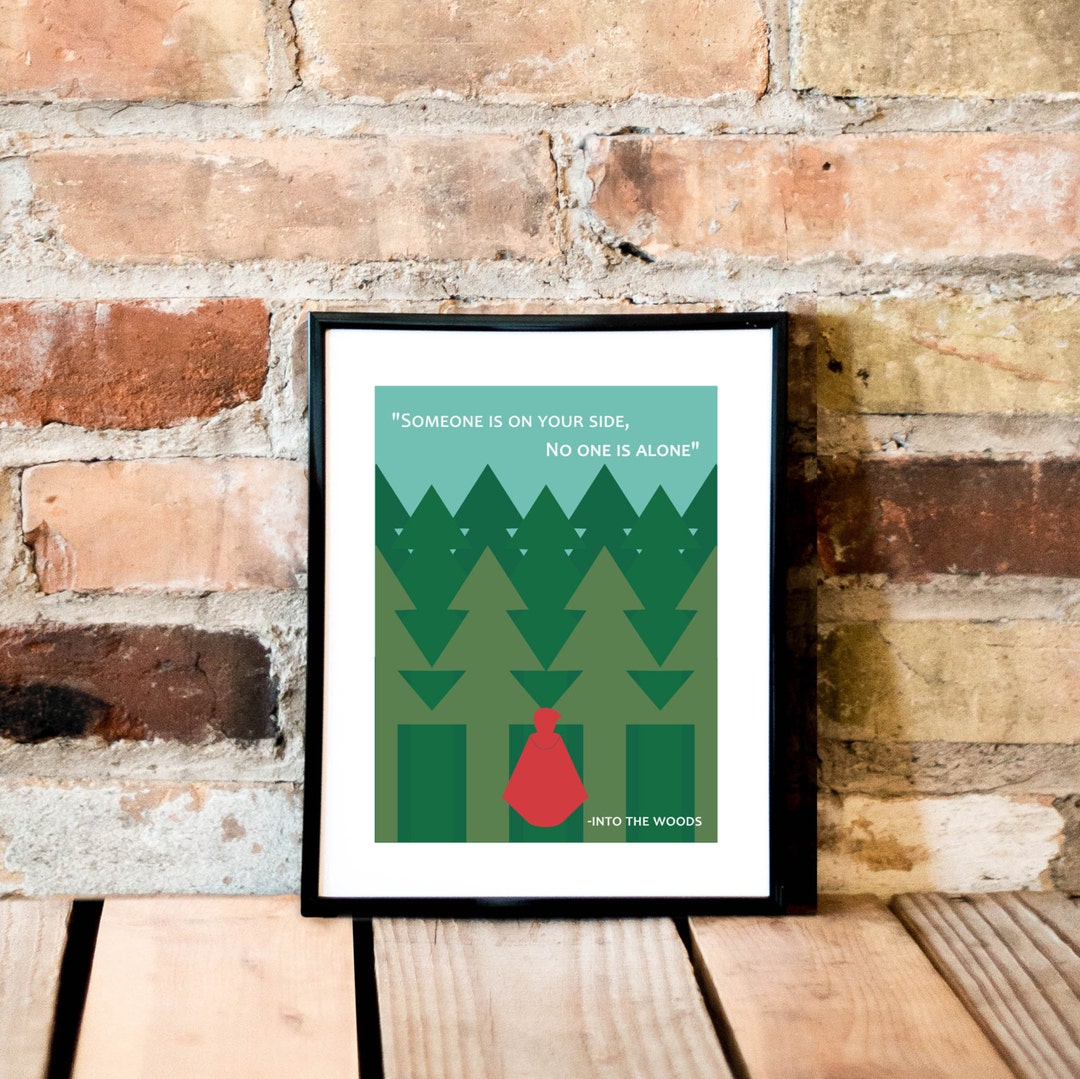 Into the Woods Print - Etsy