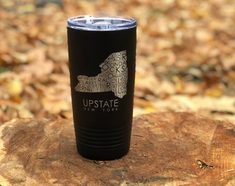 Upstate TRAVEL MUG!!! Stainless Steel Vaccum Insulated!