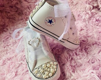 bedazzled chucks for babies