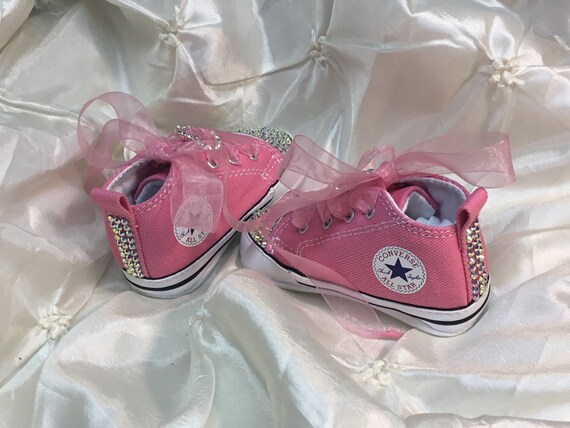 Converse crib shoes pink cheap