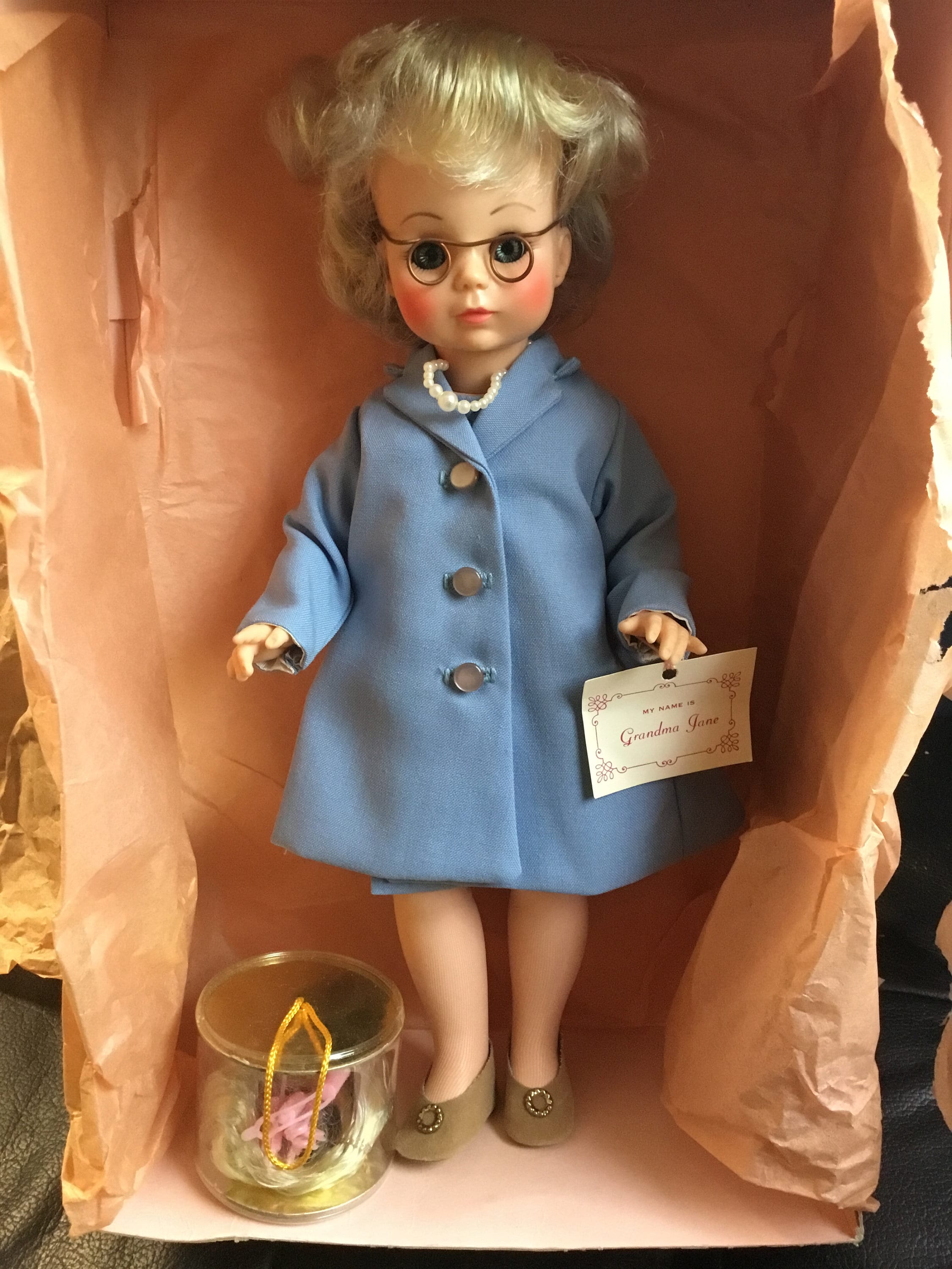 Vintage Madame Alexander Doll Grandma Jane 1420 13 in Doll W