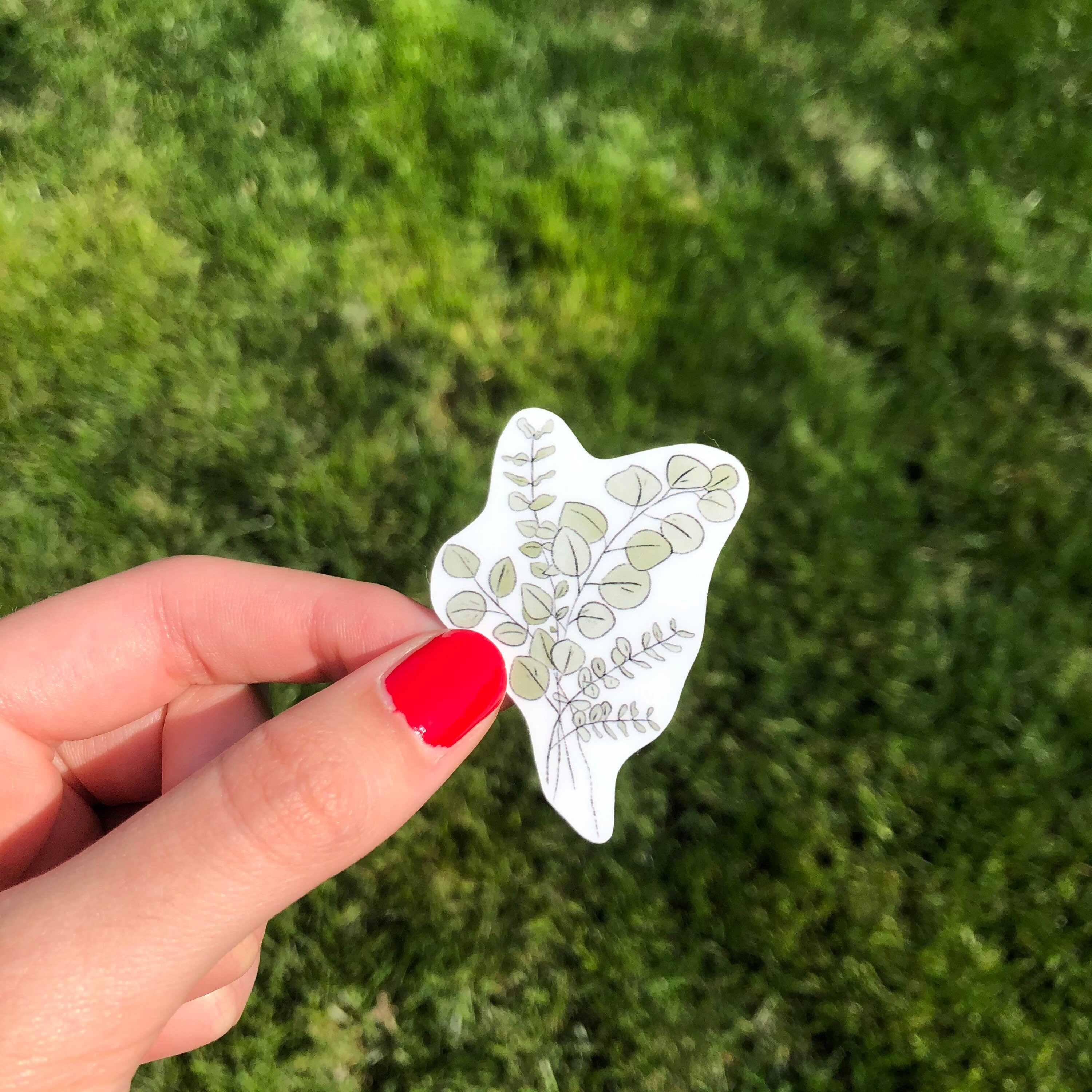 Wildflower Sticker Flower Sticker Wildflower Art Laptop Etsy