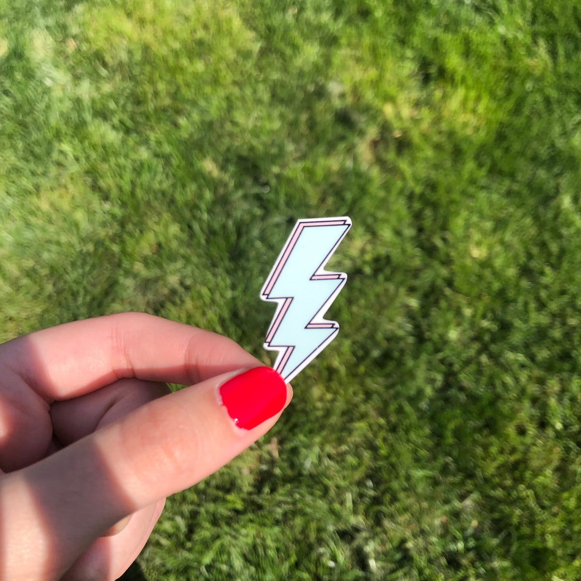 Lightning Bolt Sticker Laptop Sticker Trendy Sticker Vinyl ...