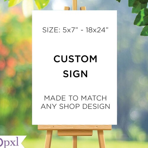Made to Match Sign Made to Match Party Sign Custom Etsy