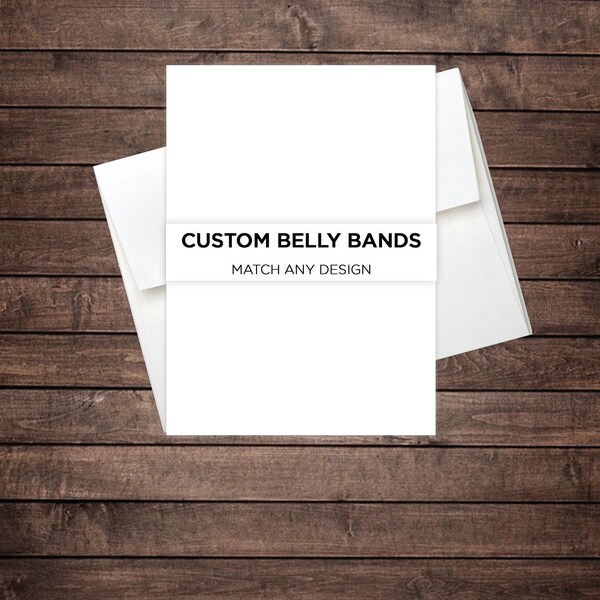 Wedding Belly Band Etsy