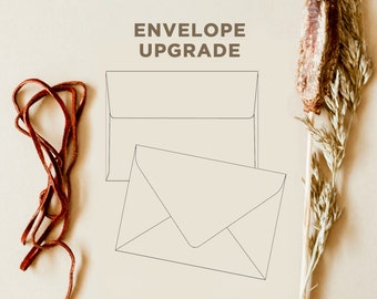 Colored Wedding Invitation Envelopes - A7, A1, #10 Sizes