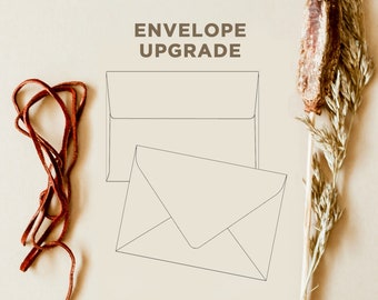 Envelope Upgrade Euro Triangle Flap A7 Ivory Off White Blush Pink Sky Baby Blue Forest Green Brown Kraft Burgundy Square Flap Envelopes