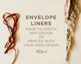 Custom Envelope Liners: Made to Match Any Design