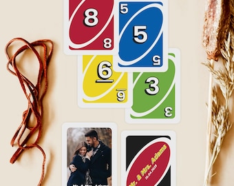 Personalized Photo Game Cards, Custom Family Game Night Ideas, Playing Cards Gift