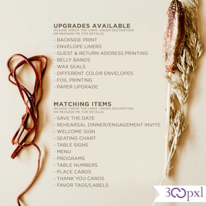 Upgrades and Matching items list