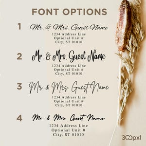 Custom Envelope Address Printing: Guest & Return Addressing image 7