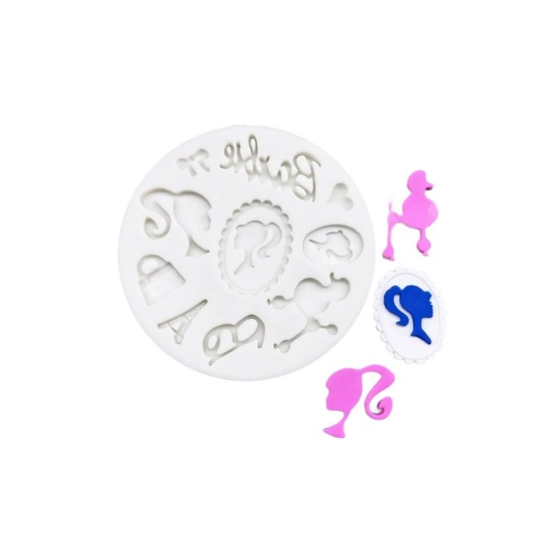 Barbie Themed Silicone mold 10 Cavity