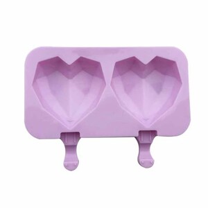 Geometric Heart Popsicle Mold