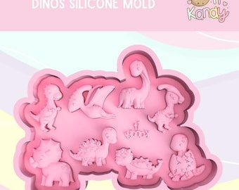 Small Dinos Silicone Mold