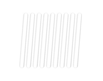 Clear Acrylic Stick (25 Pk)