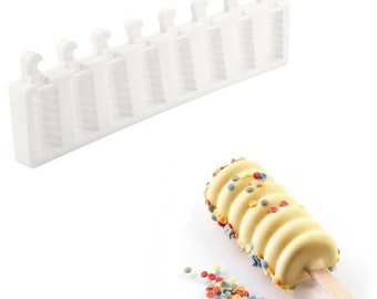 8 Pcs. Mini Swirl Popsicle Mold