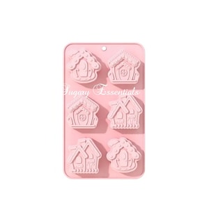 Various Gingerbread House Silicone Mold