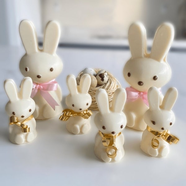 Mini Sitting Bunny 3-Part Chocolate Mold (BWB)