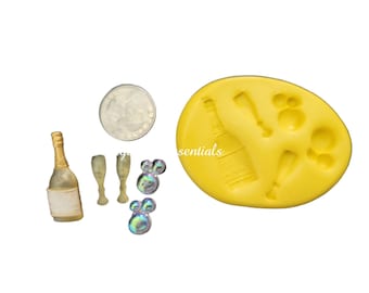 Champagne w/ bubbly Mold