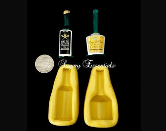 2 Pcs. Liquor Bottle Molds