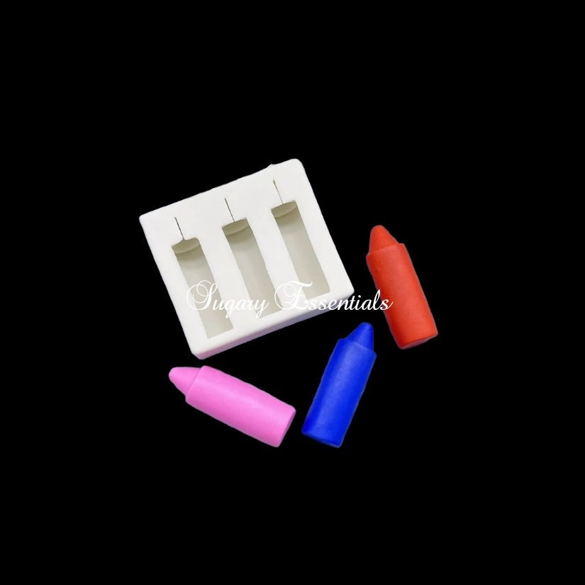 Xiaokeis 4 Pcs Crayon Molds, Crayon Recycling Molds, Stick Proof Crayon  Maker, Crayon Molds Silicone Oven Safe, Smooth Surface, 3D Melted Crayon  Molds