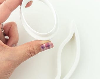 Tulip Petal & Leaf 3D Cutters