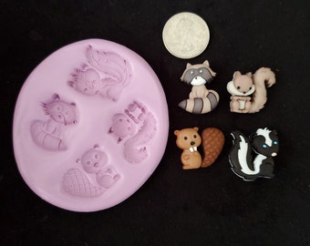 Baby Forest Animals Mold