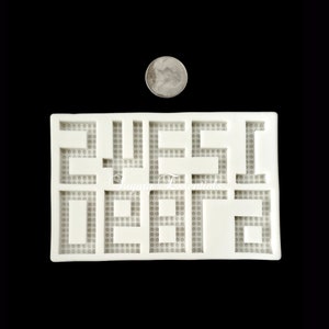 Studded Font Number Mold