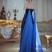blue velvet dress maxi Navy V-Neck Size:US size 4 BLACK FRIDAY 2024 Black Floral Shirt Dress