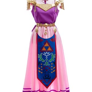 ゼルダの伝説　時のオカリナ　コスプレ衣装　ゼルダ姫　ウィッグ付きフルセット Amazon.co.jp: CHIASA ゼルダ姫 コスプレ衣装フルセット 飾り物