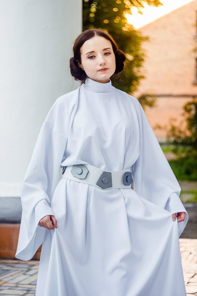 INSPIRED Prinzessin Leia Kostüm Prinzessin Leia weißes Kleid Etsy