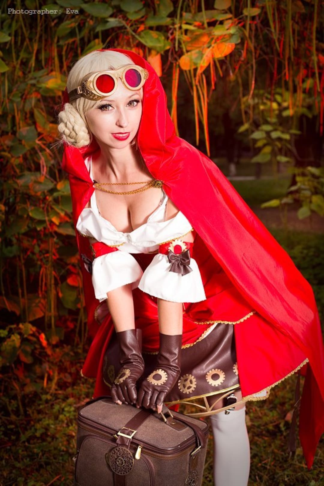Fever Red Riding Hood Costume with Corset main image 1