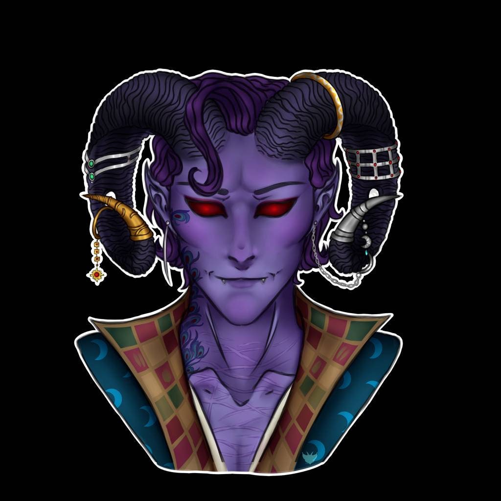 Tiefling horn jewelry