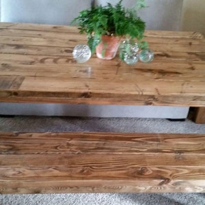 Farmhouse table / rustic table / harvest table / 8ft table / hand select pine / farm house table