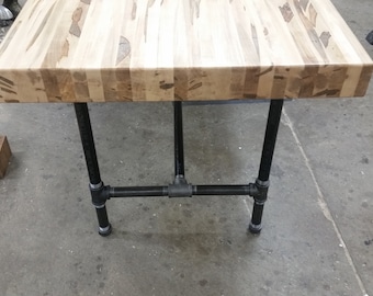 3" butcher block island FLAT RATE SHIPPING