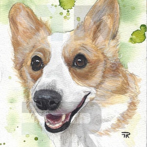 Ritratti di animali domestici ad acquerello - Dipinti di cani, gatti, cavalli, conigli dipinti su misura - Regalo commemorativo, per simpatia per animali domestici o amanti degli animali domestici