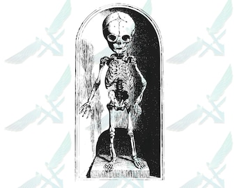 Skeleton SVG design wall art tshirt sweater mug vinyl sticker digital download mini skeleton skull art