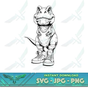 T-rex svg, dino svg fofo, traje trex svg, Tyrannosaurus rex svg, arquivos de corte de dinossauro, camiseta cricut de silhueta trex, dinossauro svg, dino svg
