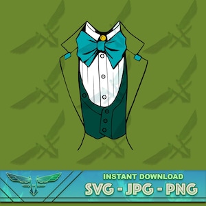 Costume da completo in formato SVG, divertente costume da abito verde, costume da papillon in formato SVG, costume da tea party in formato SVG, costume da odiatore pazzo in formato SVG