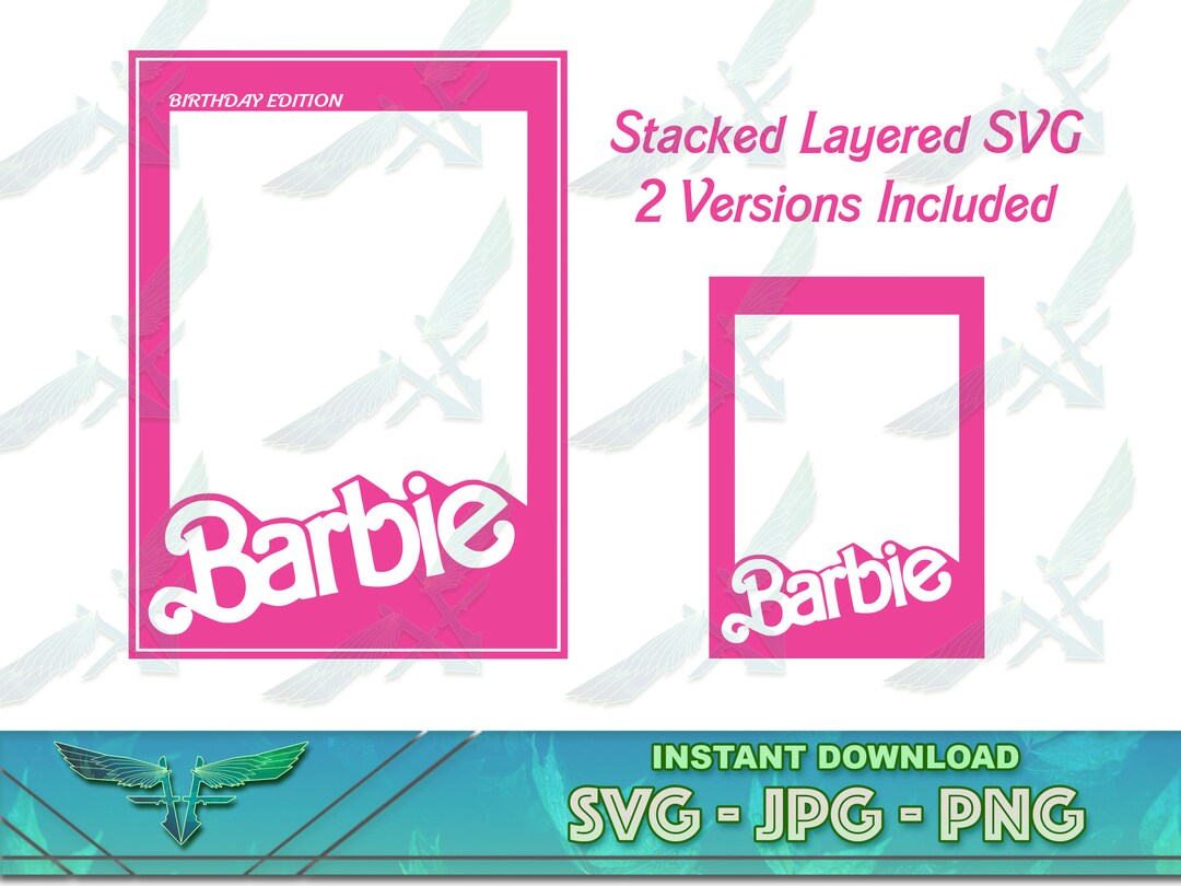 Doll Box Cutout SVG, Life Sized Doll Box Front Only, Photobooth Template, Doll Box Photo