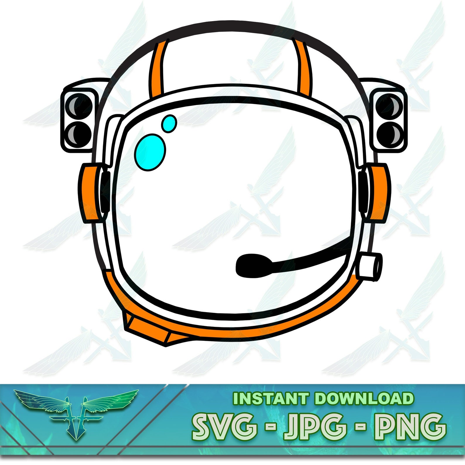 Casco de astronauta svg casco espacial svg máscara de - Etsy México