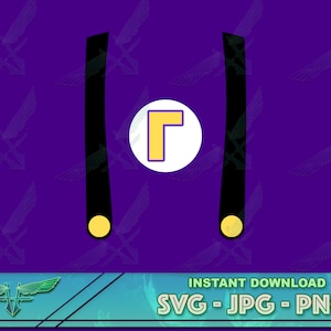 Waluigi SVG Kostüm, Geburtstag svg, Klempner Kostüm, Hosenträger svg, Geburtstag svg, super bros kostüm, mario geburtstag, waluigi shirt cricut