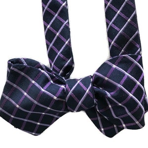 Silk Bow Tie -Northern Light - One-a-Kind, Handcrafted, Pre-tied or Self-tie