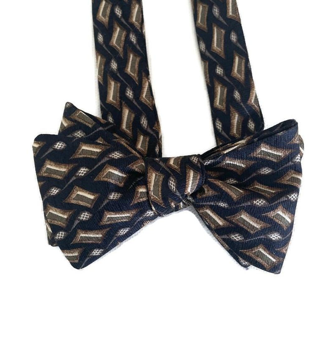 Rust Grantham Silk Bow Tie