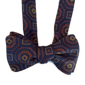 Silk Bow Tie - Tapestry - One-of-a-Kind - Handmade - Pre-tied or Self-tie