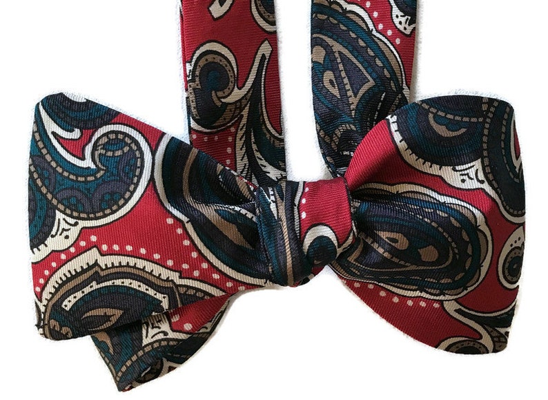 Lanvin One-a-Kind Self-tie Free Shipping Handcrafted Men/'s Silk Bow Tie