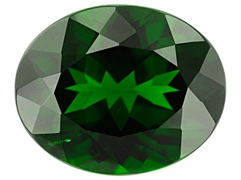 SALE 1 Gorgeous Green Chrome Diopside Cushion Cut 6mm gemstone sold per stone SALE 1 Gorgeous Green Chrome Diopside Cushion Cut 6mm gemstone sold per stone